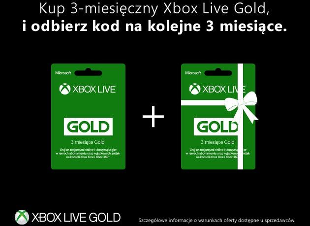 Promocja Xbox Live Gold