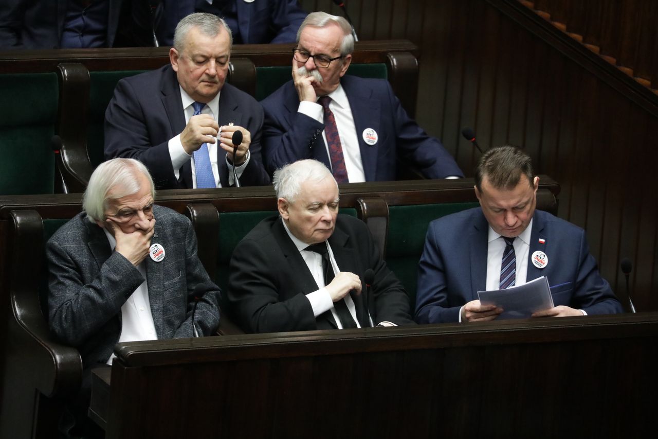 Ryszard Terlecki, Jarosław Kaczyński i Mariusz Błaszczak