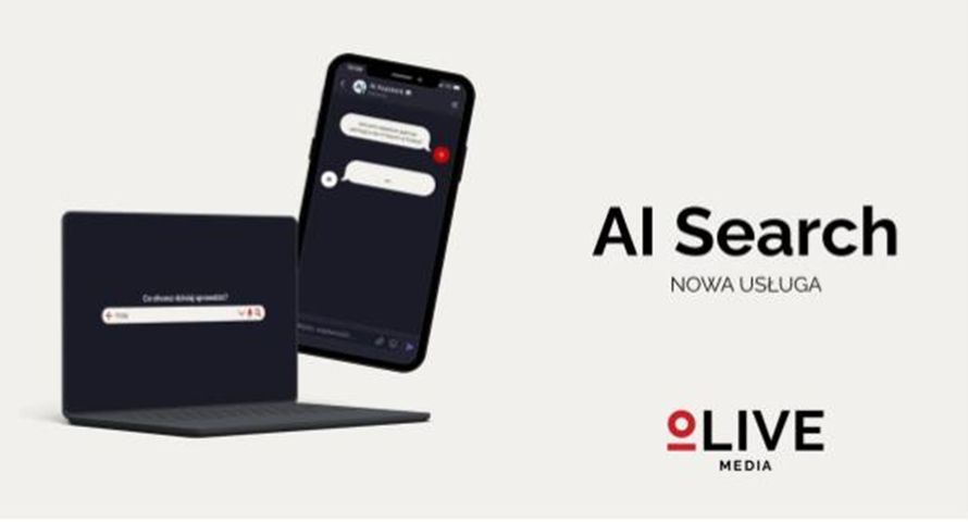 oLive media wprowadza usługę AI Search