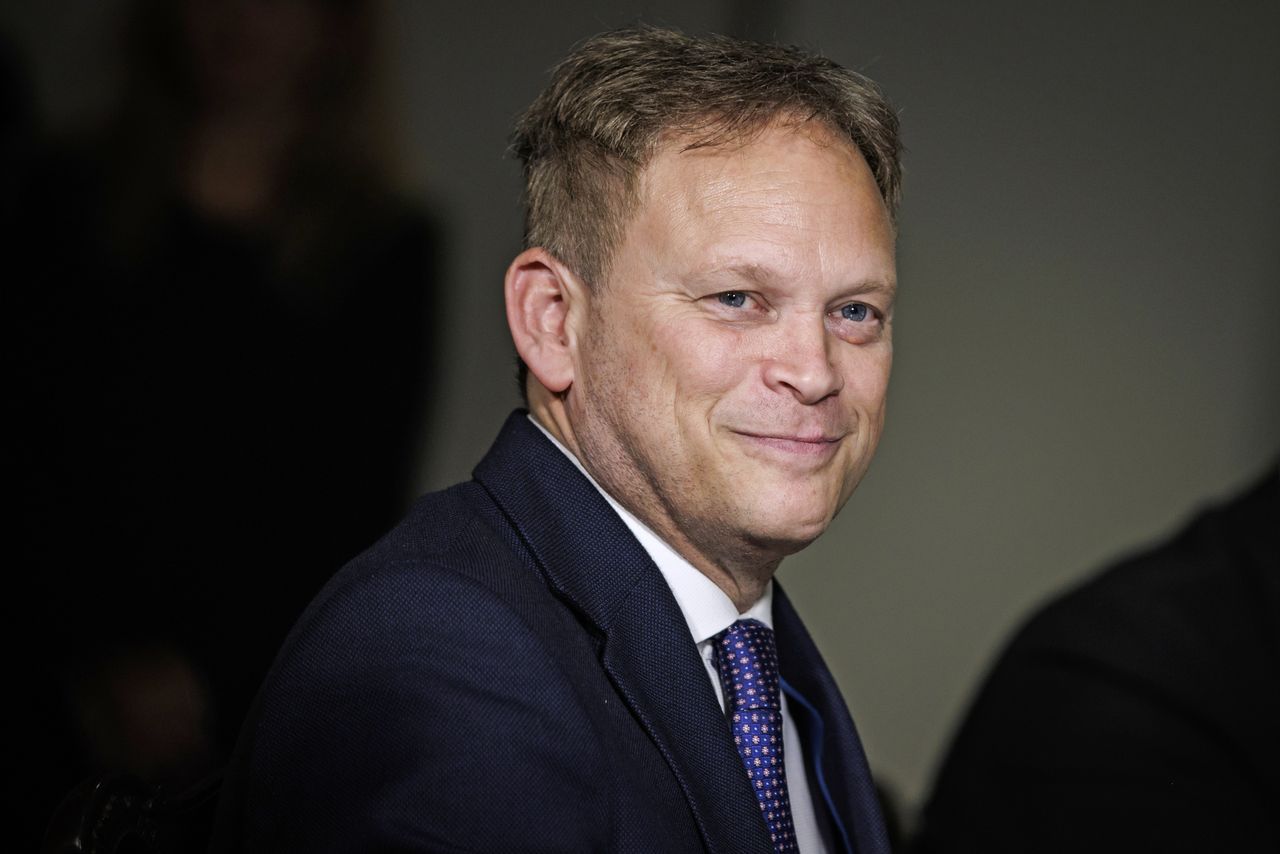 British Defence Minister Grant Shapps