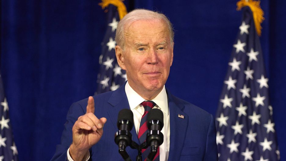 US President Joe Biden in Monterey Park, California
epa10523140 US President Joe Biden speaks at the Boys & Girls Club of West San Gabriel Valley in Monterey Park, California, USA, 14 March 2023. Biden announced a new executive order trying to reduce gun violence.  EPA/Allison Dinner 
Dostawca: PAP/EPA.
Allison Dinner