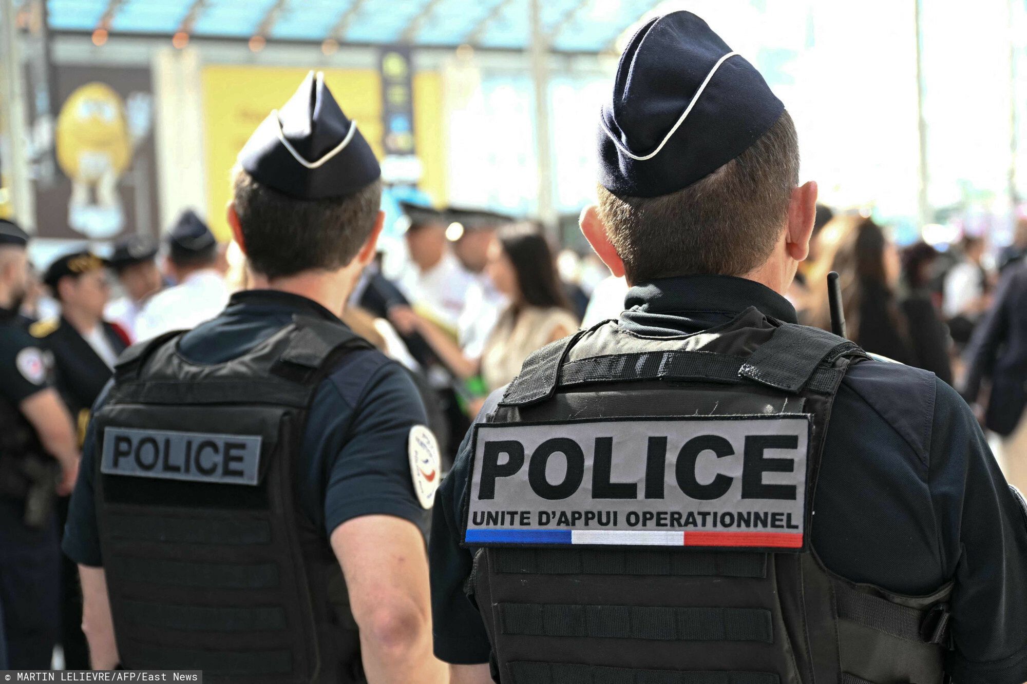 Temporary
Police officers stand during a visit of France's Minister of the Interior at Gare du Nord railway station in Paris, on June 19, 2025, as France launches a two-day operation for checks in stations, trains and buses to combat "illegal immigration". Some "4,000" law enforcement officers will be mobilised on June 18 and June 19, 2025 to carry out nationwide checks against illegal immigration at railway stations and on buses, France's Minister for the Interior Bruno Retailleau announced on June 18, 2025. (Photo by Martin LELIEVRE / POOL / AFP)
MARTIN LELIEVRE