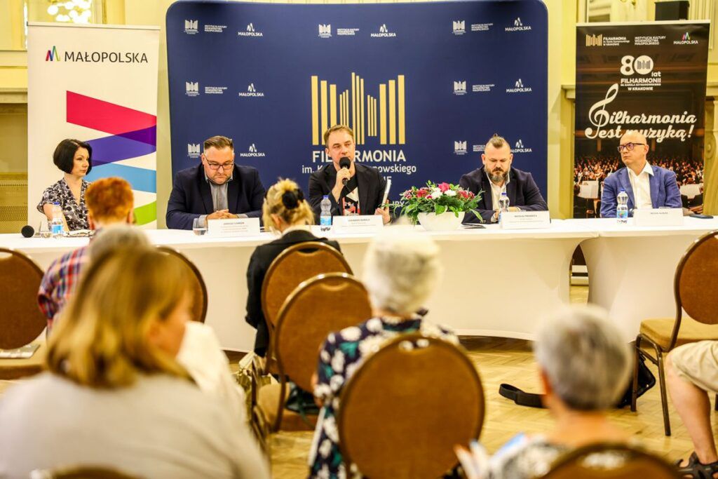 Konferencja prasowa podsumowująca 80. Jubileuszowy Sezon Artystyczny Filharmonii Krakowskiej © Biuro Prasowe UMWM