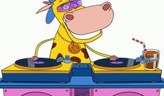 „Zakręcona” krowa reklamuje kakao Miss Muuufi (wideo)