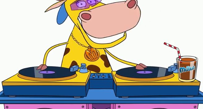 „Zakręcona” krowa reklamuje kakao Miss Muuufi (wideo)