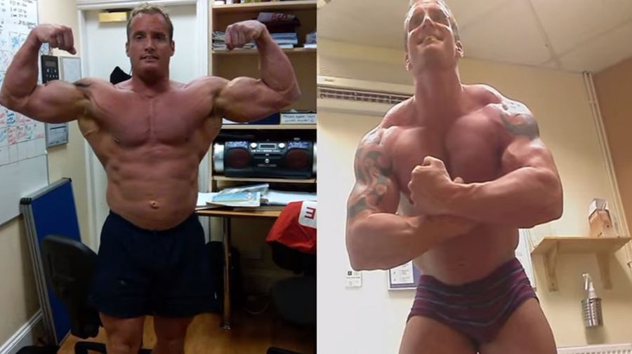 Mężczyzna przez lata był kulturystą