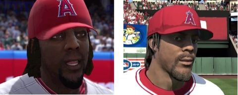 Porównanie postaci z MLB 2K9 (X360) i MLB 09 The Show (PS3) 2