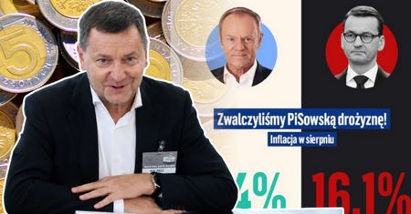 "Najprymitywniejsza propaganda". Ekonomista ostro o wpisie partii Tuska