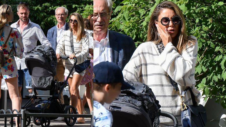 Małgorzata Rozenek na rodzinnym spacerze z Radkiem, dziećmi, rodzicami, bratem i jego NOWĄ PARTNERKĄ