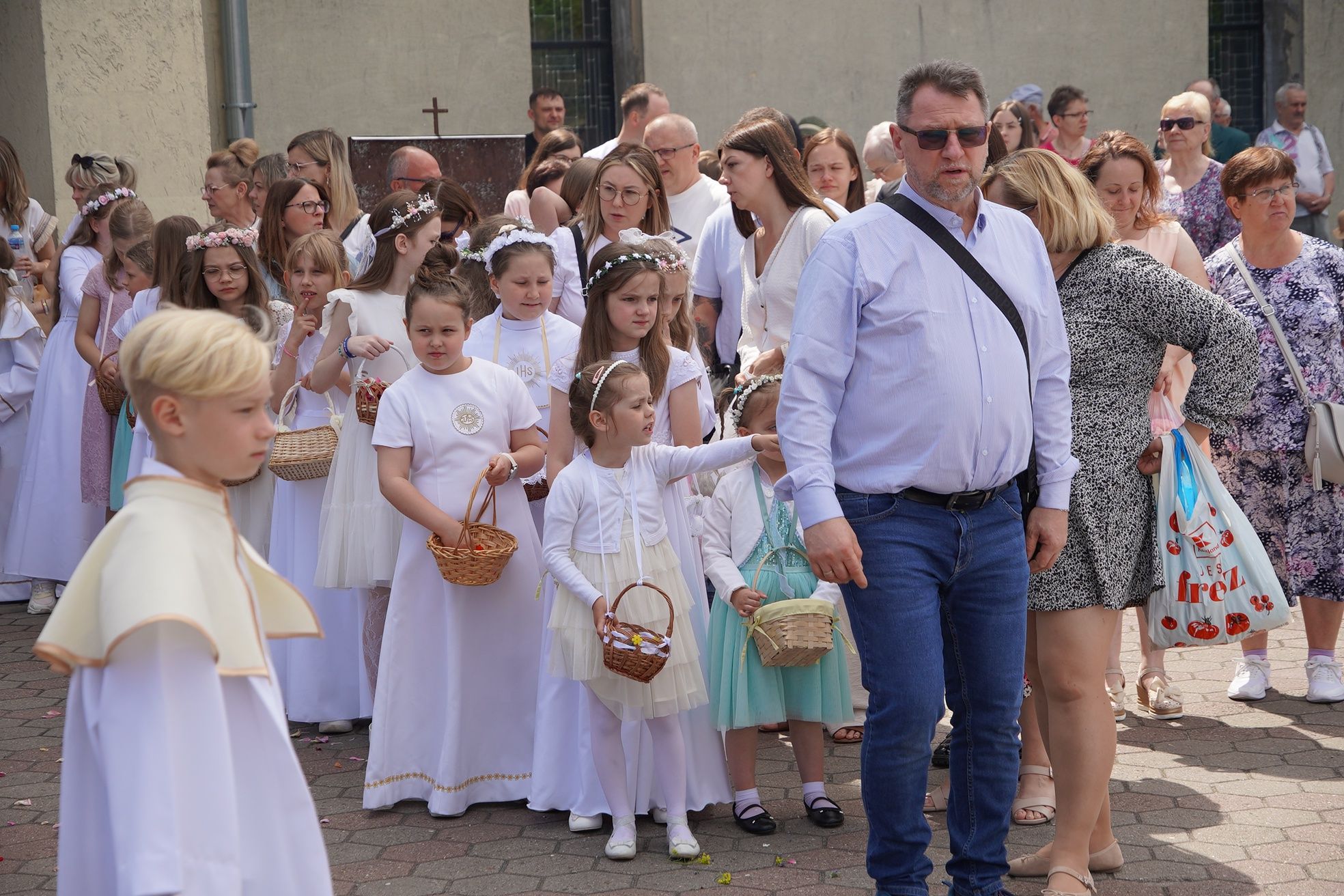 Procesja Bożego Ciała w parafii pw. Św. Antoniego w Pile