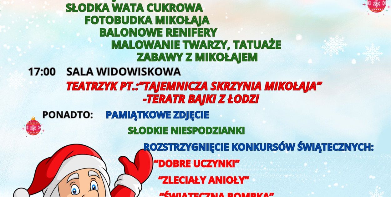 Koziegłowy: Mikołajki jak z bajki. Wydarzenie dla najmłodszych
