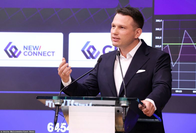 Udany debiut Sławomira Mentzena na giełdzie