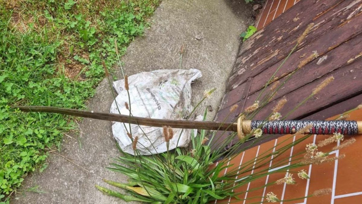 Tym mieczem zaatakowany został Mateusz G.