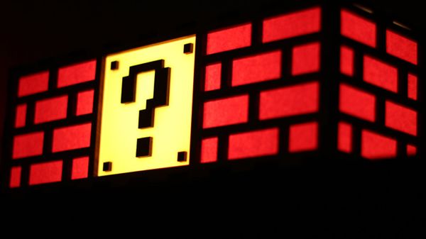 Niezwykła lampa z Mario 1