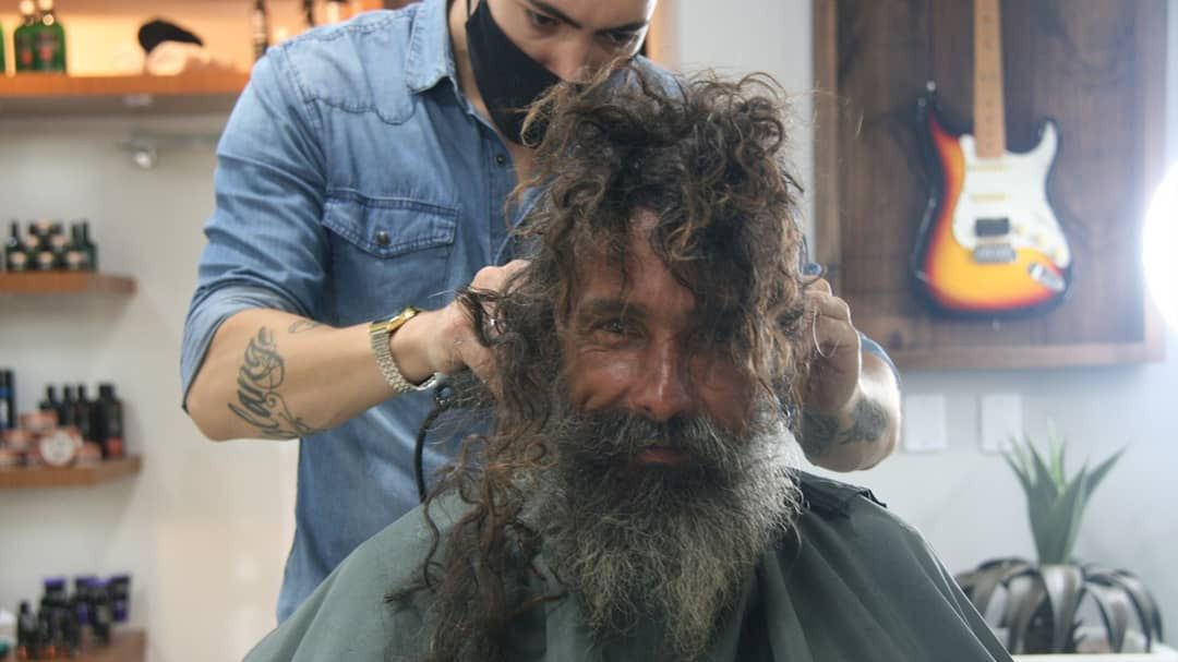 Metamorfoza bezdomnego mężczyzny