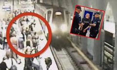 Próbował wepchnąć kobietę pod pociąg. Tak się tłumaczył