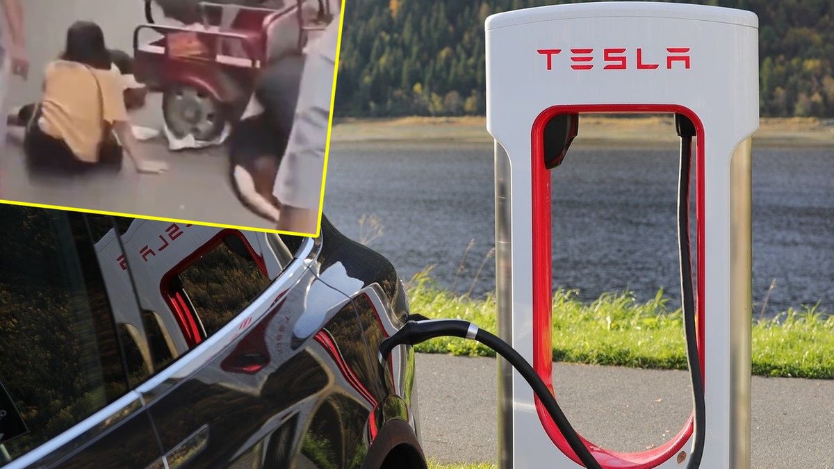 Przerażający wypadek tesli