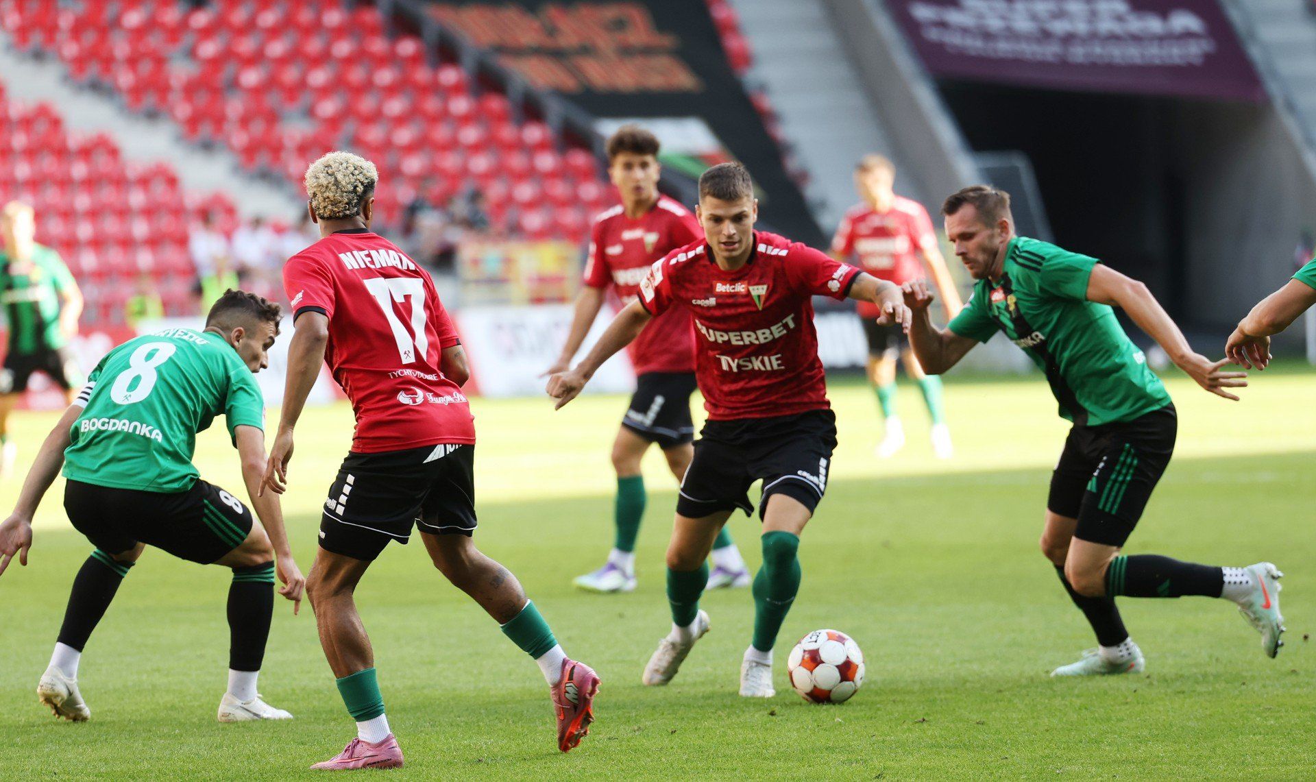 17.08.2025 GKS TYCHY - GORNIK LECZNA FOT. KARINA TROJOK DZIENNIK ZACHODNI POLSKA PRESS