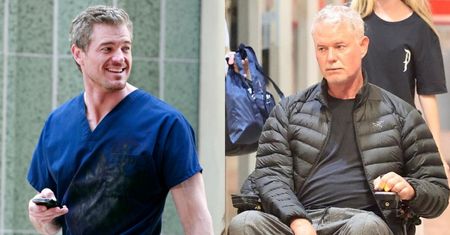Zmagający się z ALS Eric Dane dotarł na wózku inwalidzkim na spotkanie z żoną i córką (FOTO)