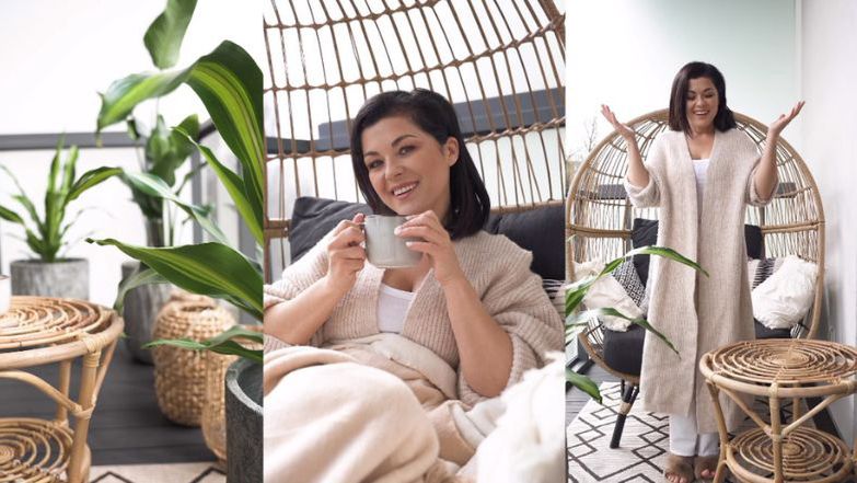 Katarzyna Cichopek urządziła balkon na wiosnę