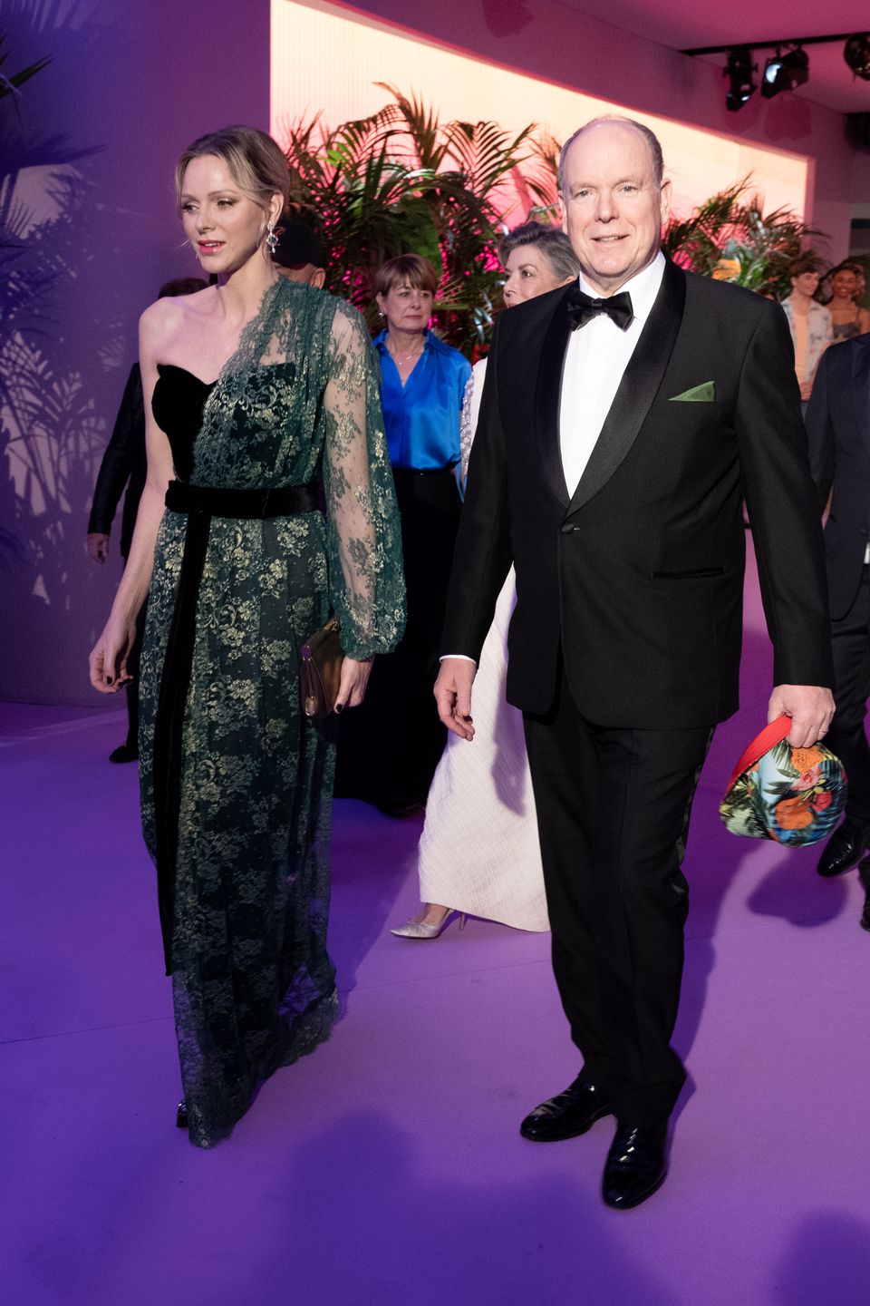 Księżna Charlene i książę Albert