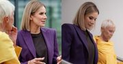 Marta Nawrocka spotkała się z Błaszczyk w klinice. Zagrała intensywnym fioletem