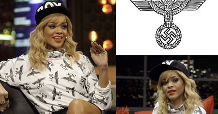 Rihanna i Jessie J Z NAZISTOWSKIMI SYMBOLAMI!