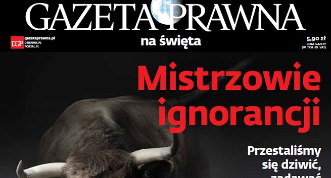 „Dziennik Gazeta Prawna” ze świątecznym wydaniem „Cywilizacyjne rozdroża”