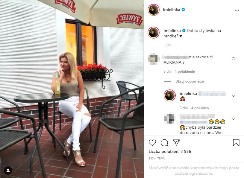 Ilona z "Rolnika" już randkuje po rozstaniu z Adrianem. Odniosła się do jednego z komentarzy 