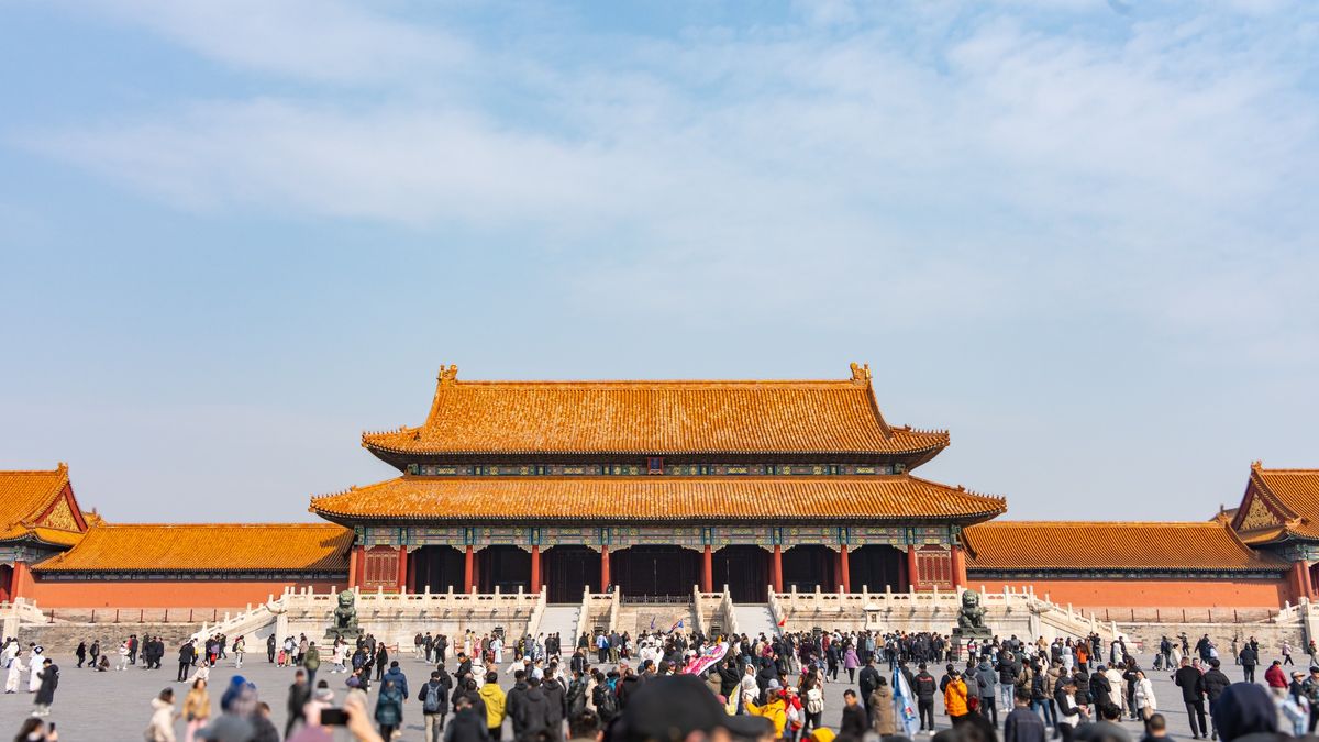 Ogród Qianlong znajduje się w Zakazanym Mieście w Pekinie 