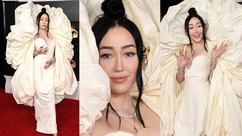 Grammy 2021. Noah Cyrus w sukni z prześcieradła 