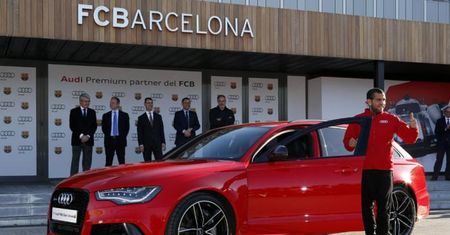 Audi rozdało samochody także piłkarzom Barcelony [wideo]