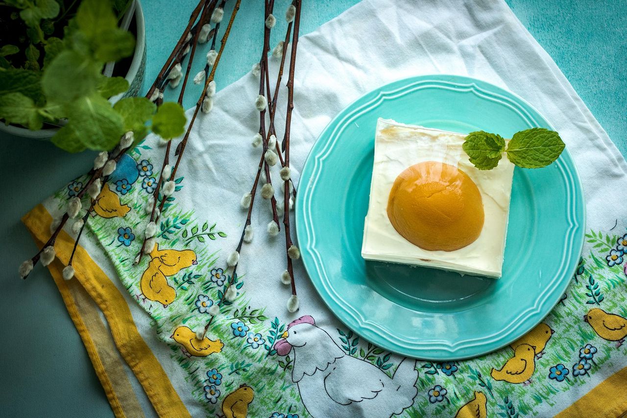 Ciasto "jajko sadzone"