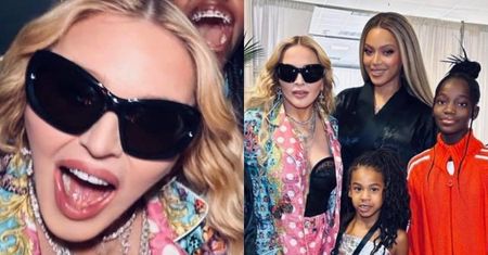 Madonna WRACA DO FORMY, szalejąc z córkami na koncercie Beyonce. Za kulisami doszło nawet do spotkania... (ZDJĘCIA)