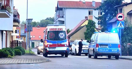 Niebezpieczne zdarzenie na ulicy Basztowej w Drawsku Pomorskim