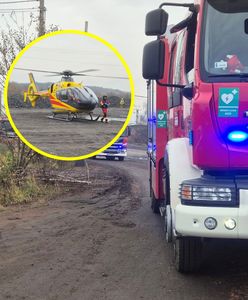 Wypadek na Śląsku. Czarny pył nad miastem