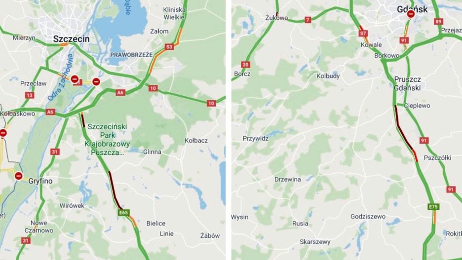 Korki na A1 i S3. Polacy ruszyli na długi weekend