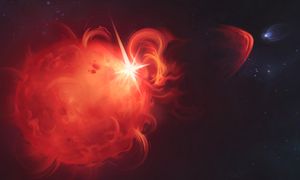 Potężny wybuch na odległej gwieździe. Mógłby zerwać atmosferę