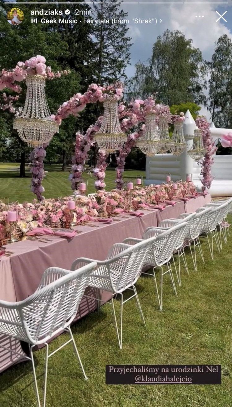 Tak wyglądała impreza urodzinowa córki Klaudii Halejcio