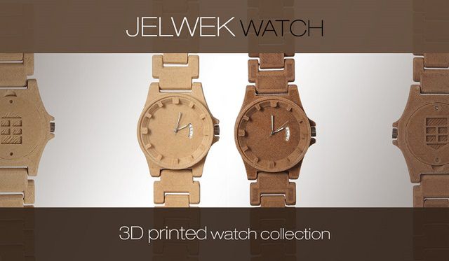 Jelwek Watch: polski zegarek drewniany i… drukowany! Piękny pokaz możliwości druku 3D 2
