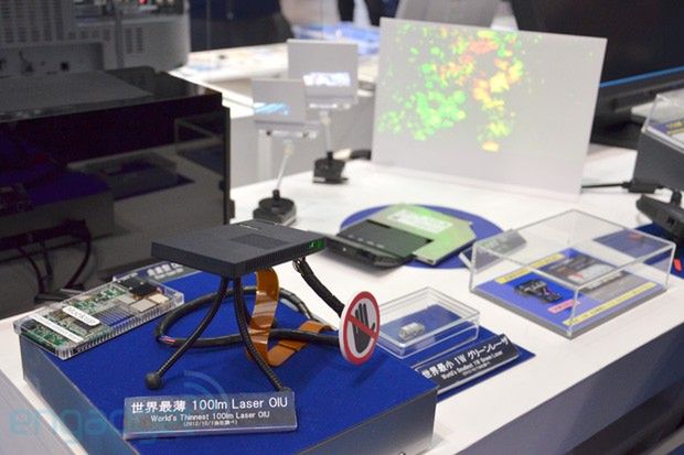 Najcieńszy na świecie, laserowy projektor Panasonica 2