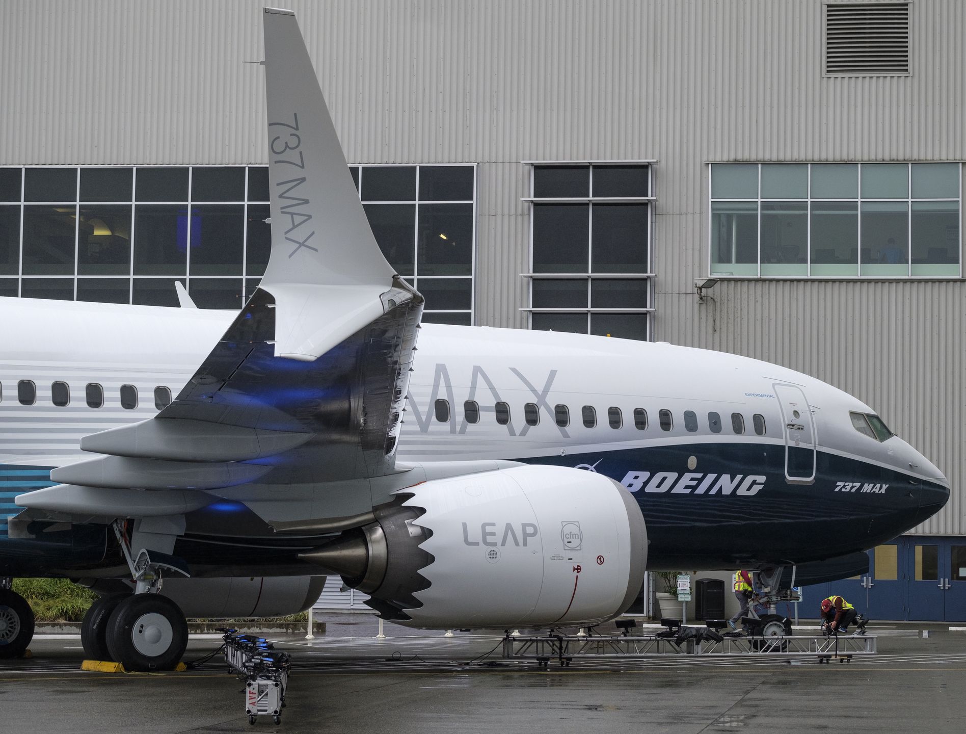Boeing 737 MAX w zakładach w Renton na zachodzie USA