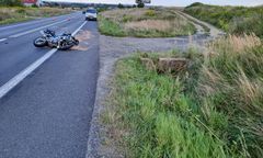 Lubań. Tragiczny wypadek z udziałem motocyklisty. 21-latek nie żyje