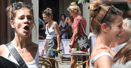 Maja Bohosiewicz i jej skwaszona mina świętują ze Zborowską urodziny syna (ZDJĘCIA)