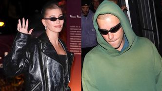 Hailey Bieber błyszczy na gali w skórze, a jej mąż... pędzi do kościoła w dresie. Zgodne małżeństwo? (ZDJĘCIA)