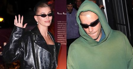 Hailey Bieber błyszczy na gali w skórze, a jej mąż... pędzi do kościoła w dresie. Zgodne małżeństwo? (ZDJĘCIA)