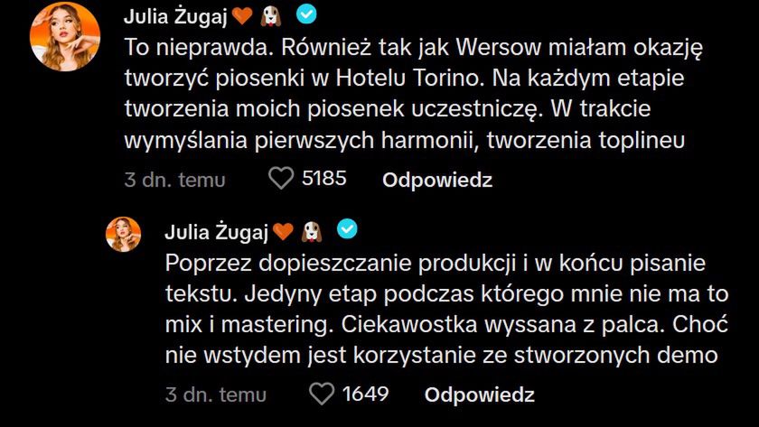 Julia Żugaj nie zgadza się z Fagatą