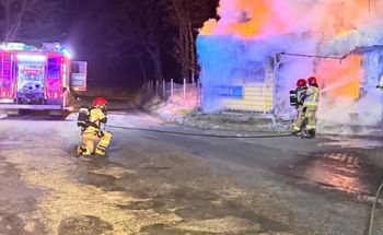 Ktoś wszedł do kantoru i go podpalił. Policja poszukuje sprawcy