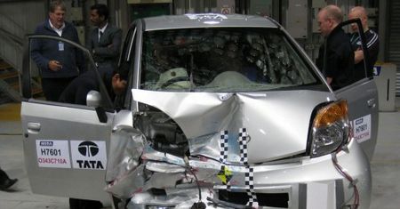TATA Nano - europejskie testy zderzeniowe