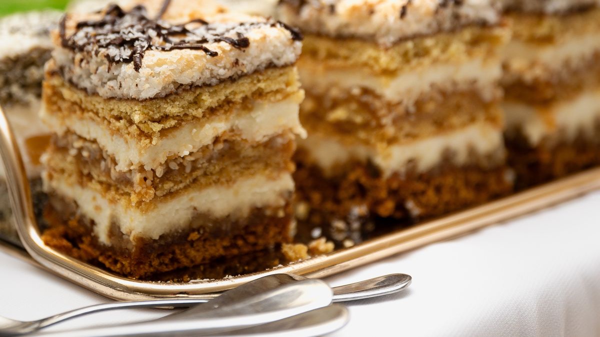 Ciasto z kremem budyniowym bez masła i jajek